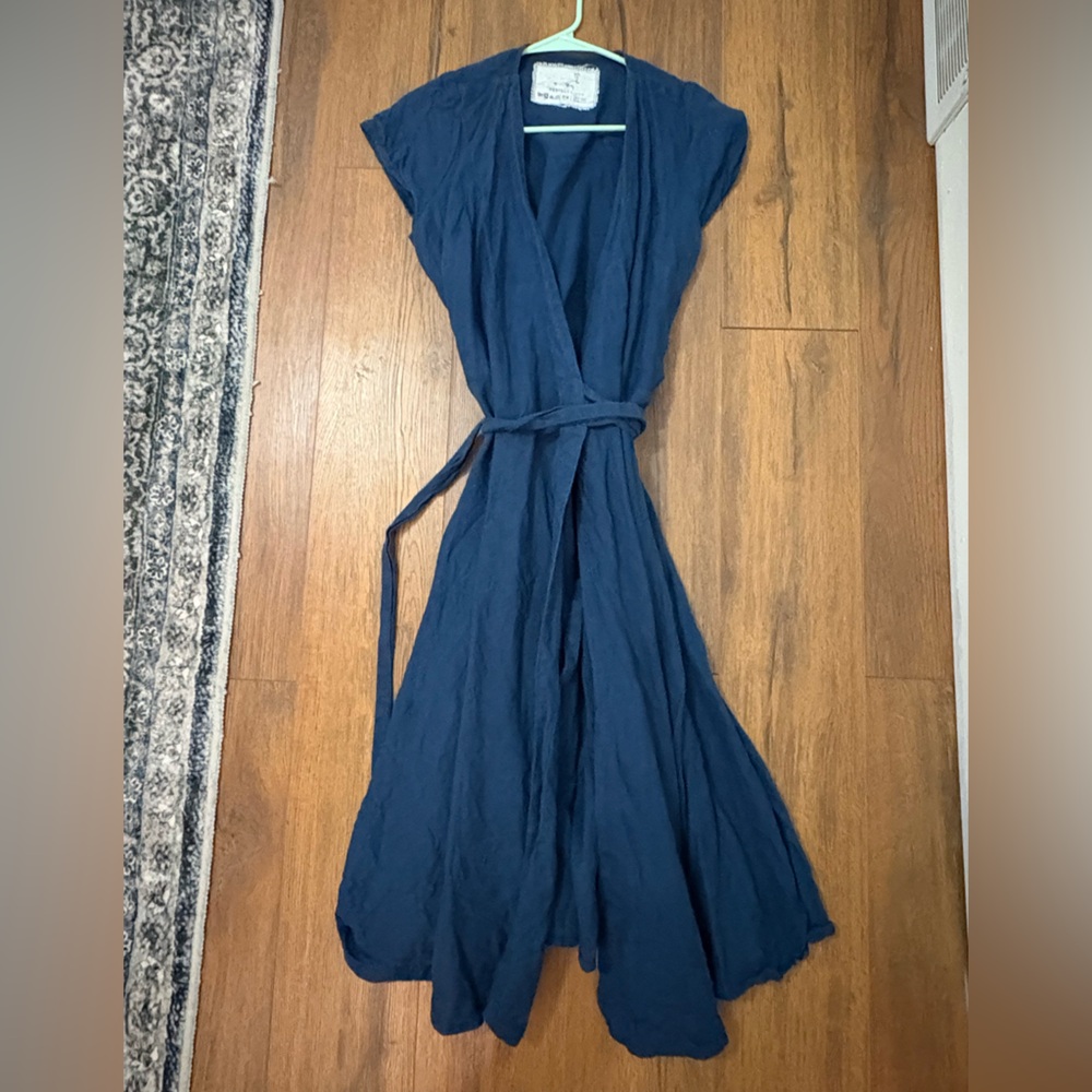 notPERFECTLINEN Admiral Blue Cannes Maxi Dress